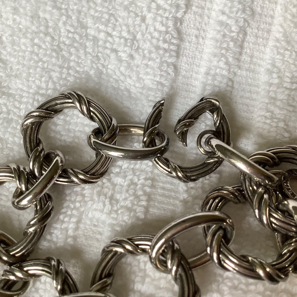Peter Thomas Roth Signature Classic Sterling Silver Link Bracelet SZ M - Picture 12 of 16